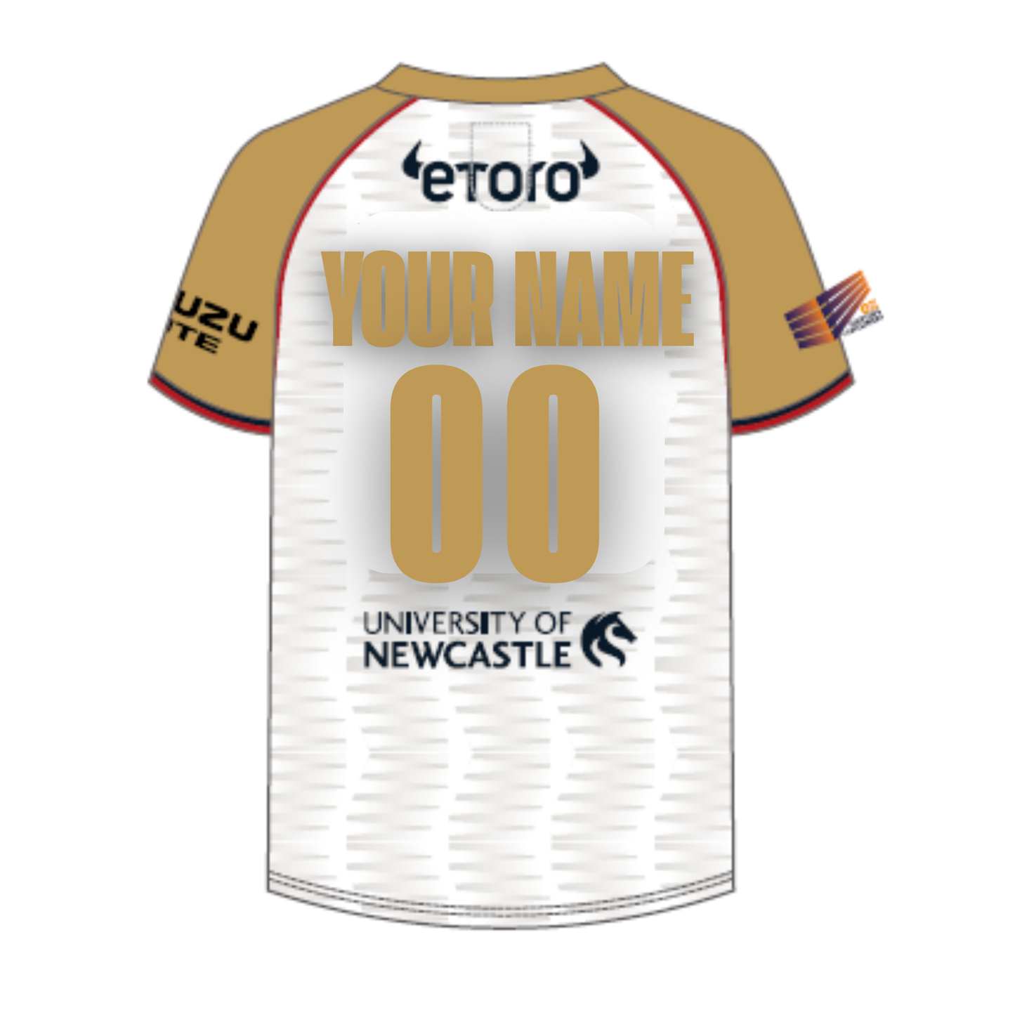 25/26 A-League Mens Jersey - Player Name & Number
