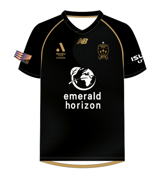 25/26 ALM Newcastle Jets Black GK Jersey - MENS