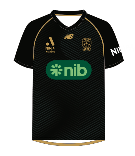 25/26 ALW Newcastle Jets Black GK Jersey **PRE-ORDER ONLY**