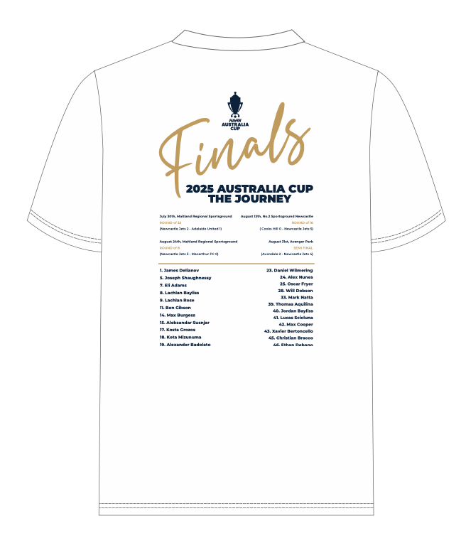 2025 Australia Cup Finalists - T-Shirt