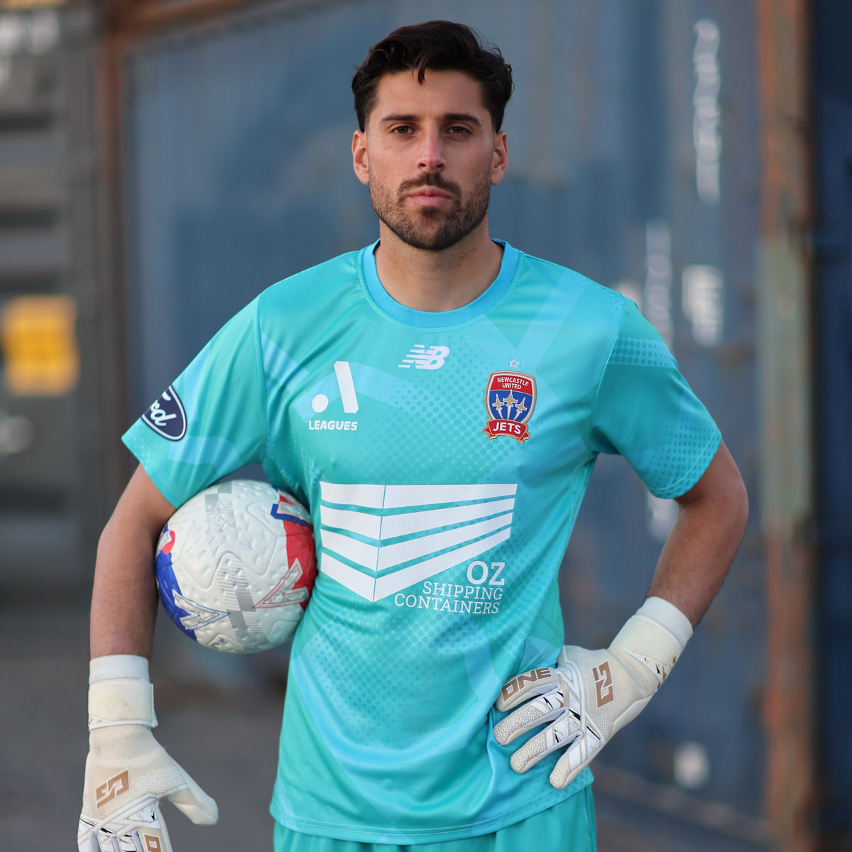 2026/27 A-League Mens GK Green/Blue Jersey - YOUTH