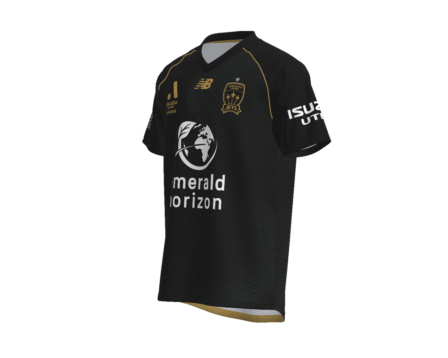 25/26 ALM Newcastle Jets Black GK Jersey - MENS