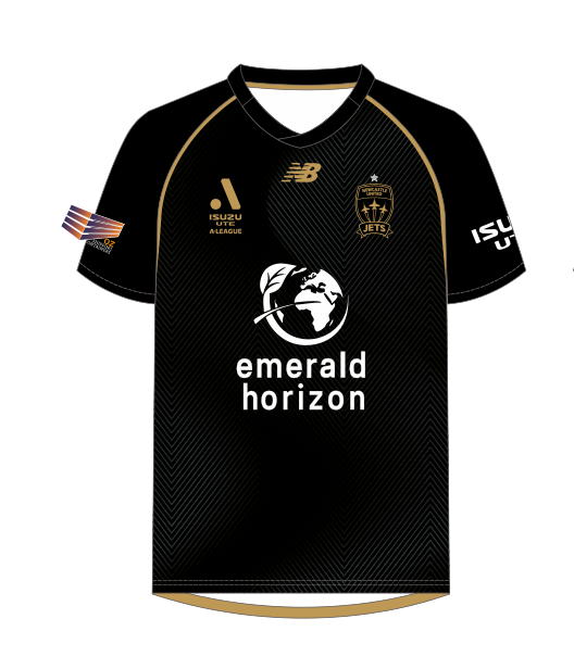 25/26 ALM Newcastle Jets Black GK Jersey - YOUTH